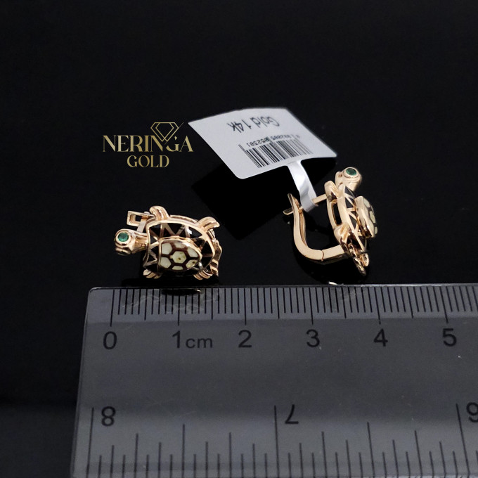 Rose gold english lock earrings #65972 Rose gold english lock earrings #65972