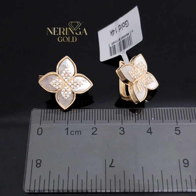 Rose gold english lock earrings #65996 Rose gold english lock earrings #65996