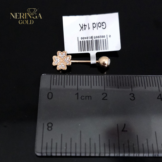 Rose gold navel piercing #66154