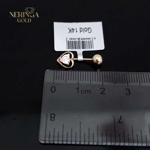 Rose gold navel piercing #66108