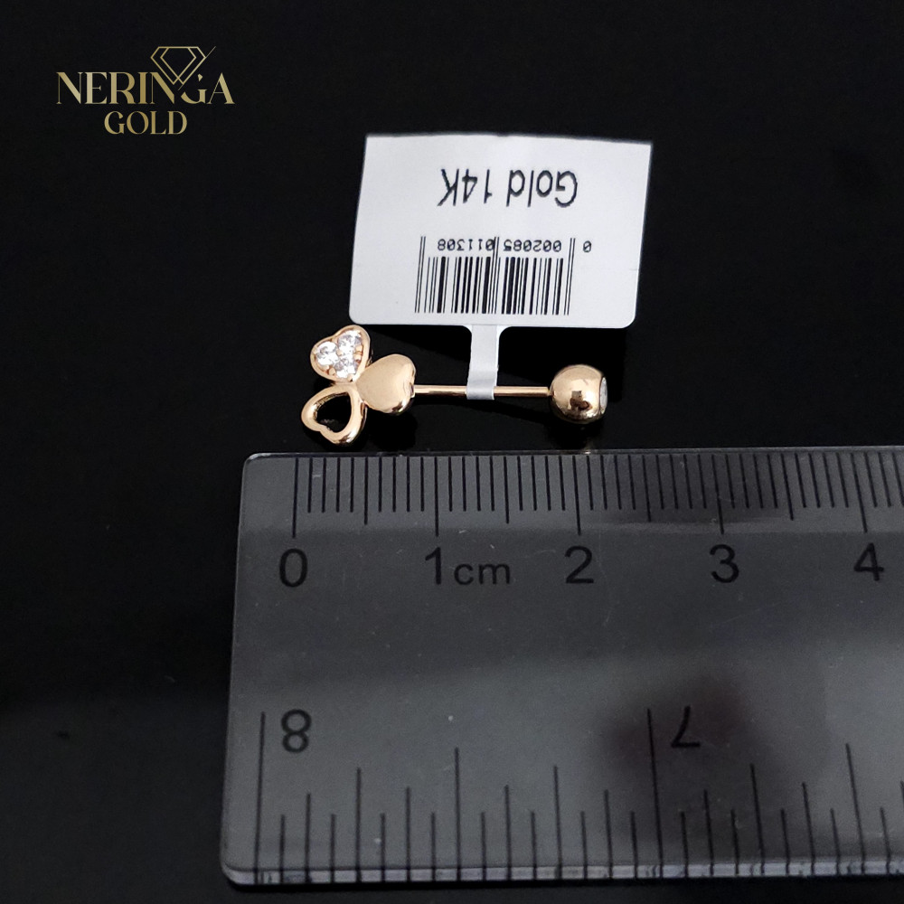 Rose gold navel piercing #66078