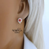 Rose gold children earrings #66263 Rose gold children earrings #66263