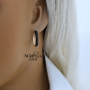 Rose gold earring #66219