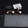Rose gold earring #66199 Rose gold earring #66199