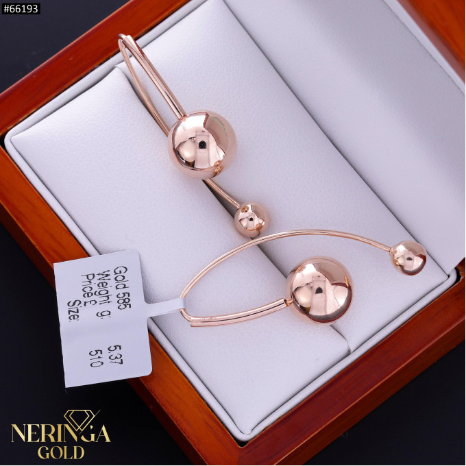 Rose gold earring #66193 Rose gold earring #66193