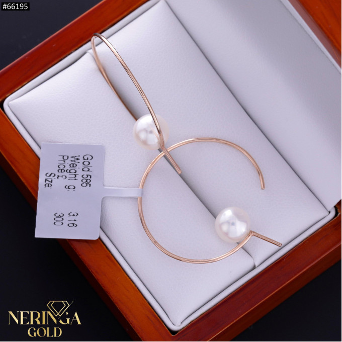 Rose gold earring #66195 Rose gold earring #66195