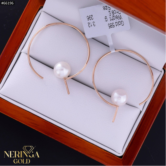 Rose gold earring #66196 Rose gold earring #66196