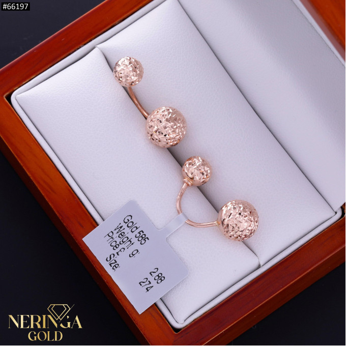 Rose gold earring #66197 Rose gold earring #66197