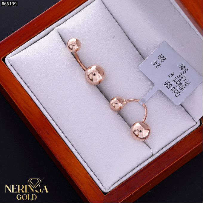Rose gold earring #66199 Rose gold earring #66199