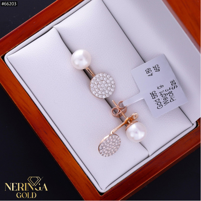 Rose gold earring #66203 Rose gold earring #66203