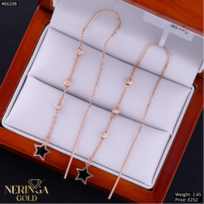 Rose gold earring #66208 Rose gold earring #66208