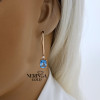 Rose gold earring #67347