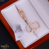 Rose gold earring #67348