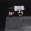 Rose gold children earrings #67502