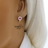 Rose gold children earrings #67502