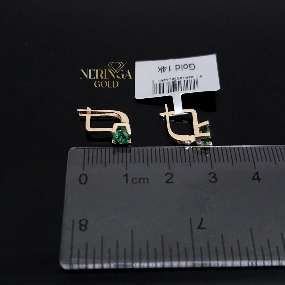 Rose gold children earrings #67494