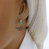 Rose gold children earrings #67494