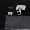 Rose gold children earrings #67505