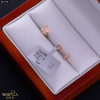 Rose gold stud earrings #67479