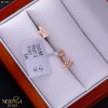 Rose gold stud earrings #67550