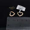 Rose gold earring #67525