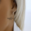 Rose gold earring #67525