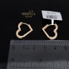 Rose gold earring #67523
