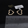 Rose gold earring #67526