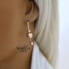 Rose gold earring #67539
