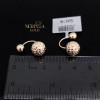 Rose gold earring #67533
