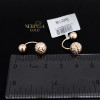 Rose gold earring #67532