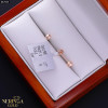 Rose gold stud earrings #67663