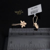Rose gold children earrings #67625