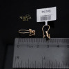Rose gold children earrings #67632