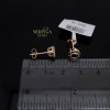 Rose gold stud earrings #67722