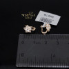 Rose gold children earrings #67842