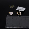 Rose gold children earrings #67841