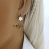 Rose gold children earrings #67841