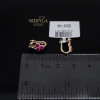 Rose gold children earrings #67839
