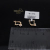 Rose gold children earrings #67844