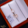 Rose gold children earrings #67841