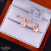 Rose gold earring #68043