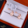 Rose gold earring #68044