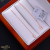 Rose gold earring #68059