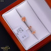 Rose gold stud earrings #68062