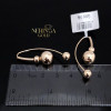 Rose gold earring #68280
