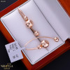 Rose gold earring #68280