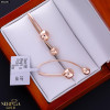 Rose gold earring #68281