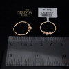 Rose gold hoop earrings #68334