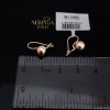Rose gold earring #68355